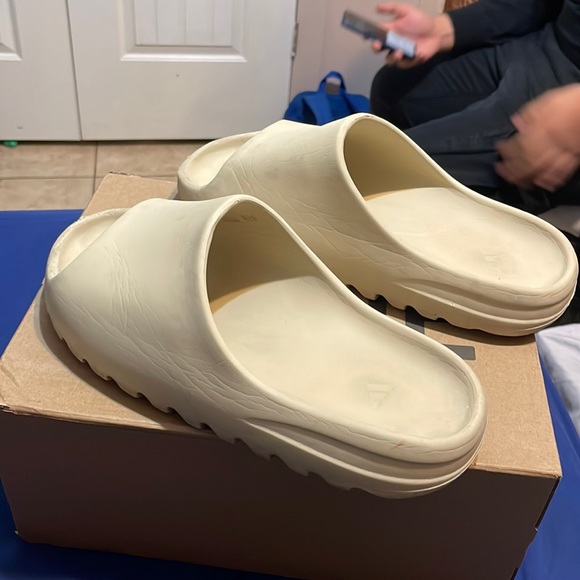 yeezy Other - yeezy slides size 9.5 men slightly worn